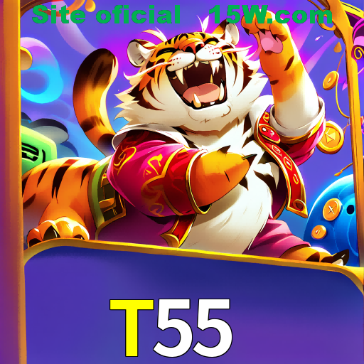 Imagem promocional da T55 mostrando a plataforma e suas vantagens